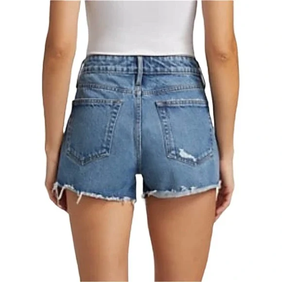 Frame La Grand Garçon Distressed Shorts Patina Rip Size 31 #195 - Picture 8 of 8